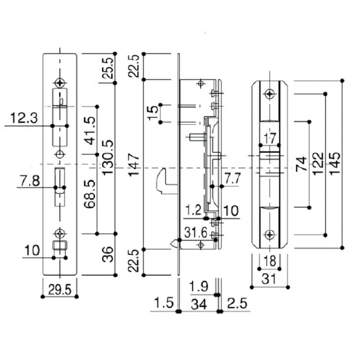 70 Off 送料込み Ykk 玄関引戸 戸先錠 戸先内締り錠 Hh3k 部品コード Ybhhw Hh3k Discoversvg Com