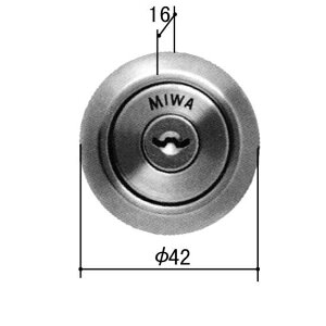 MIWA LZ 三協アルミ 勝手口ドア シリンダー WD3829