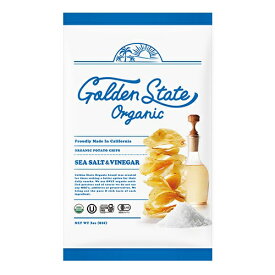 【Golden State Organic】シーソルト&ビネガー ゴールデンステートオーガニック【有機 ポテトチップス グルテンフリー USDA 大容量 低価格】