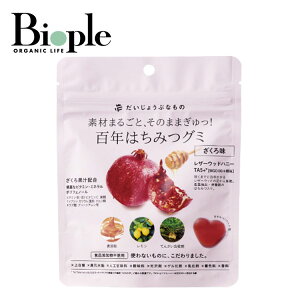 【だいじょうぶなもの】百年はちみつグミ<ざくろ味> | 無添加 百年はちみつ グミ お菓子 おやつ はちみつ ザクロ 母の日