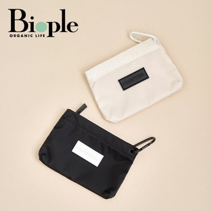 楽天市場】【HUNTER】Biople別注 TRAVEL MINI POUCH ＜全2色 