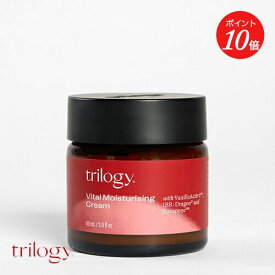 【ポイント10倍】【trilogy】バイタル モイスチュアライジングクリーム | トリロジー 保湿クリーム クリーム ナイトクリーム 美容クリーム ローズヒップオイル 乾燥肌 乾燥 潤い 保湿 ハリ つや スキンケア 顔 マッサージ 昼 夜 コスメ 化粧品 母の日