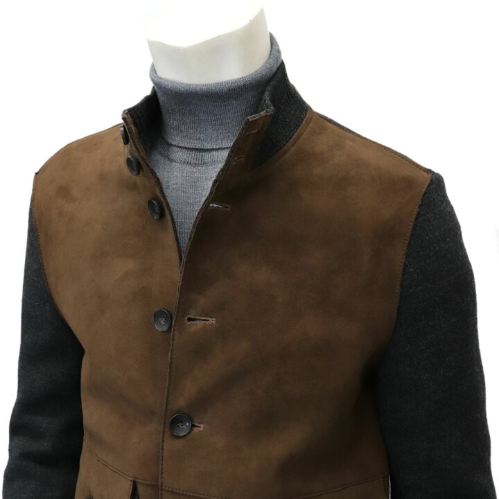 楽天市場】THE JACK Leathers ザ・ジャックレザー レザー切替 ニット 
