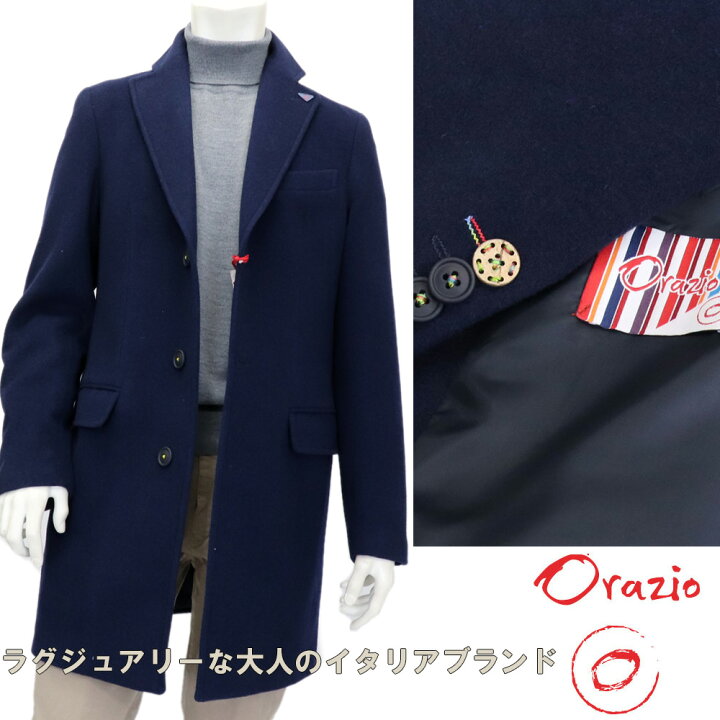 楽天市場】Orazio ≪オラツィオ≫ イタリアブランド ウール チェスター  