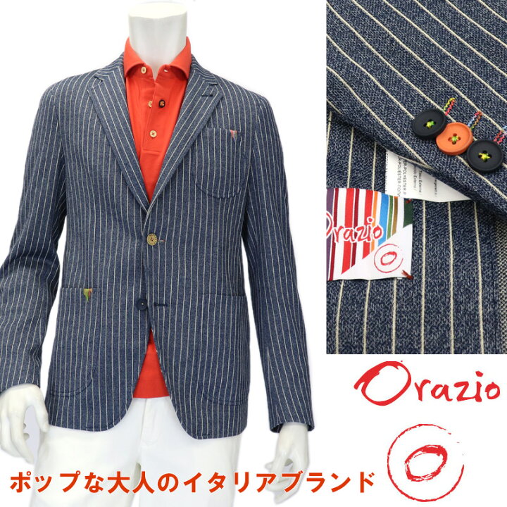 楽天市場 Orazio オラツィオ イタリアブランド ストレッチコットン ジャージージャケット メンズ 春夏 カジュアルジャケット ネイビーブルー ストライプ 2ボタンジャケット カジュアル 送料無料 wg スーツ ファッションtheshopbios 楽天市場 Orazio オラツィオ イタリアブランド ストレッチコットン ジャージージャケット メンズ 春夏 カジュアルジャケット ネイビーブルー ストライプ 2ボタンジャケット カジュアル 送料無料 wg スーツ ファッションtheshopbios