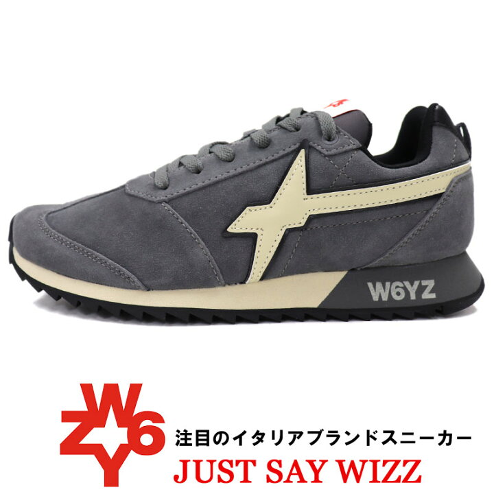 楽天市場 W6yz ウィズ Just Say Wizz ジャストセイウィズ イタリアブランド スエードレザースニーカー メンズ 本革スニーカー グレー 国内正規品 送料無料 wton スーツ ファッションtheshopbios