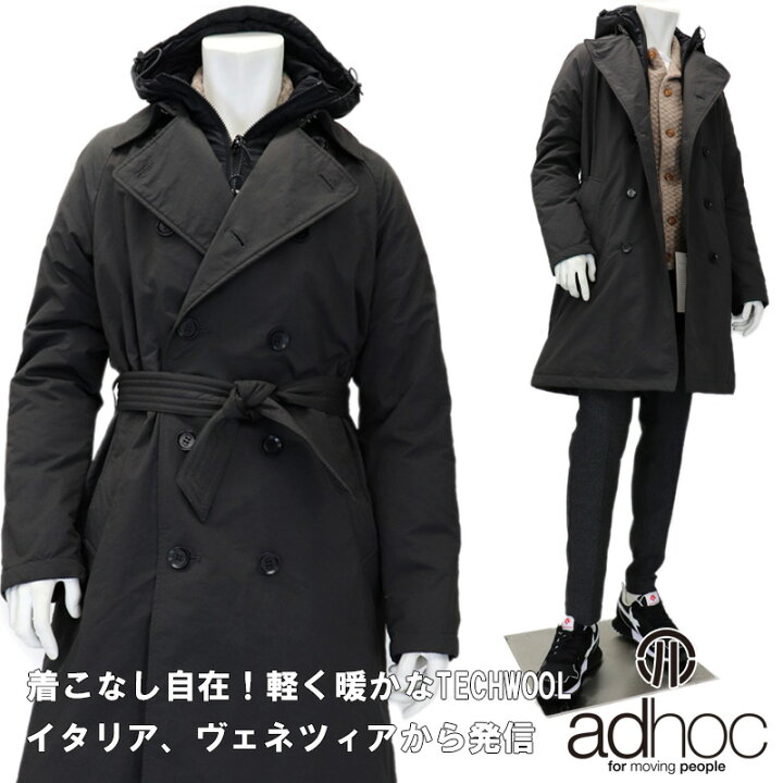 楽天市場】adhoc ≪アドホック≫ トレンチコート イタリアブランド 