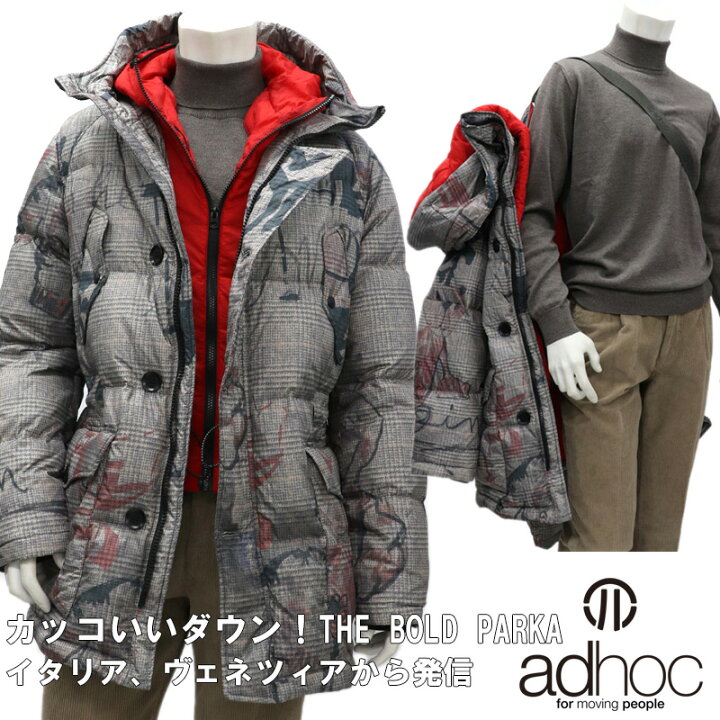 楽天市場】adhoc ≪アドホック≫ イタリアブランド 2WAY フーテッド 