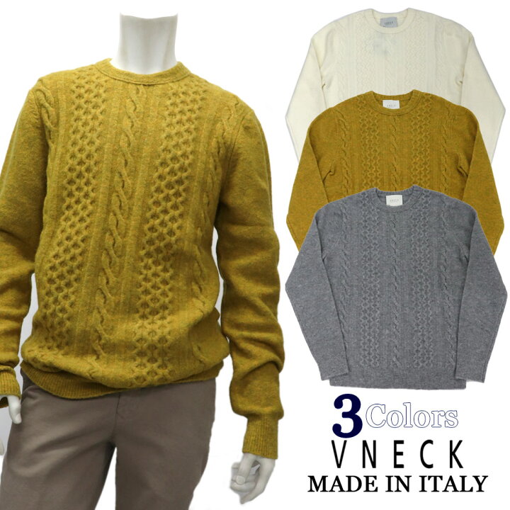 楽天市場】V NECK ≪ブイネック≫ イタリアブランド イタリア製 クルー 