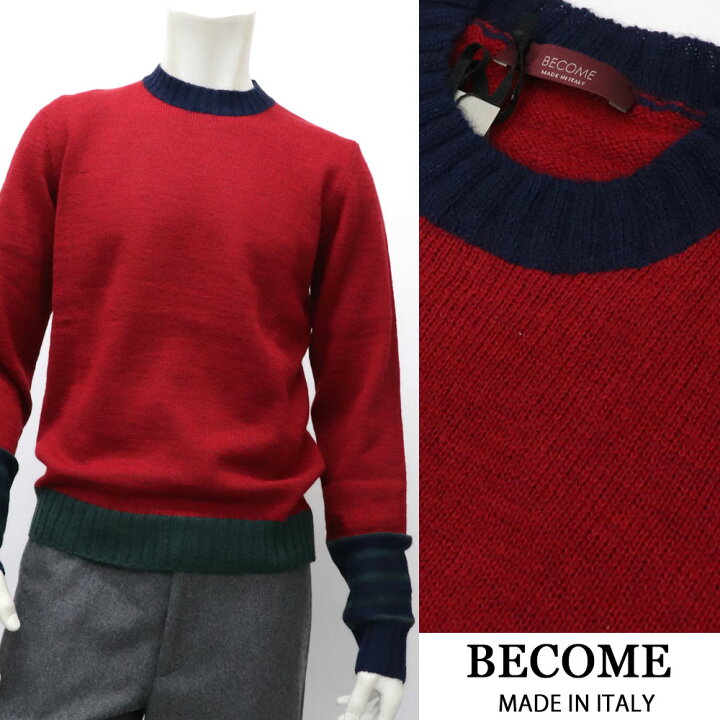 楽天市場】BECOME ≪ビカム≫ イタリア製 クルーネックセーター モヘア 
