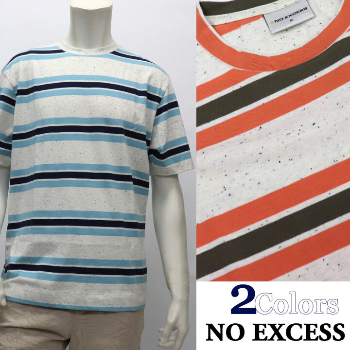 ノーエクセス Tシャツ 正規販売店 NO EXCESS 半袖Tシャツ CREW NECK TEE OCEAN 350252 131 D00S15の通販は - MIXON ミクソン 通販サイト