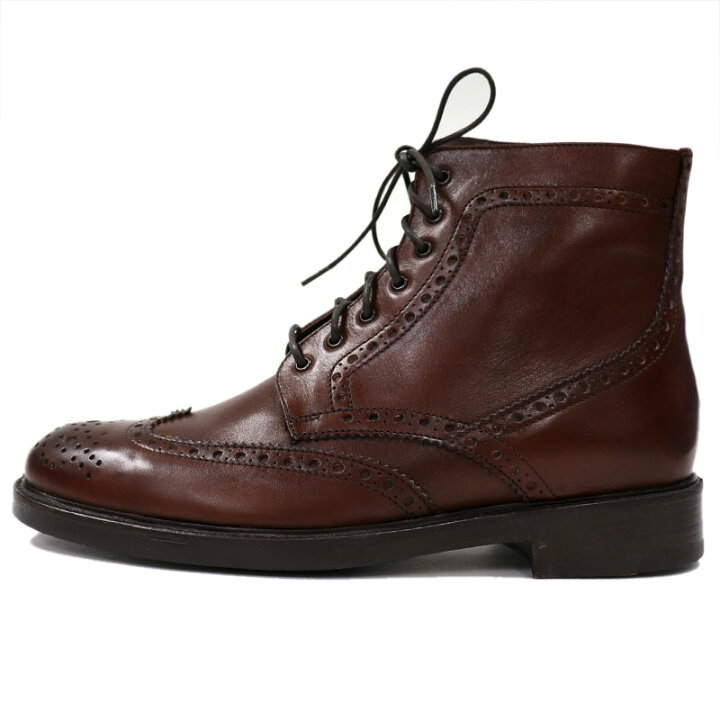 楽天市場 Boemos ボエモス イタリア製 カントリーブーツ ウィングチップブーツ メンズ 秋冬レースアップブーツ 革靴 本革 ビジネス カジュアル ラバーソール ウィスキーブラウン 茶 送料無料 Wts スーツ ファッションtheshopbios