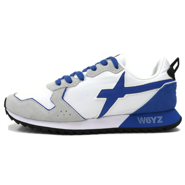 楽天市場 W6yz ウィズ スニーカー Just Say Wizz ジャストセイウィズ イタリアブランド メンズ スエード X ナイロン スニーカー 白 ホワイト 送料無料 womk 国内正規品 スーツ ファッションtheshopbios