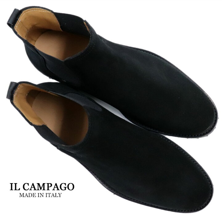 楽天市場】IL CAMPAGO イルカンパゴ イタリア製 スエード サイドゴア 