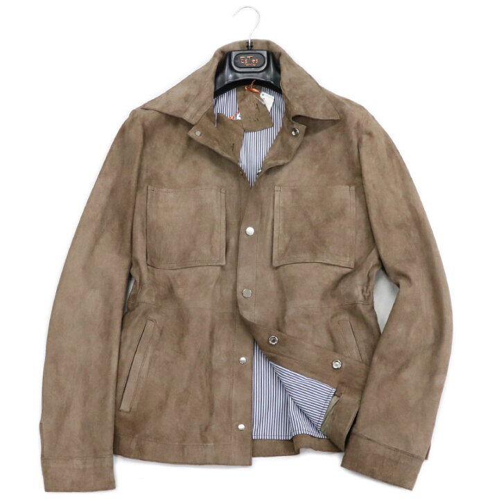楽天市場 Estes エステス イタリア製 スエード レザー シャツジャケット ドローコード付き レザージャケット メンズ 春 秋 本革 革ジャン ベージュ 送料無料 Sr スーツ ファッションtheshopbios