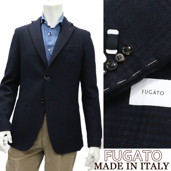楽天市場】FUGATO ≪フガート≫ イタリア製 ウールニットジャケット 