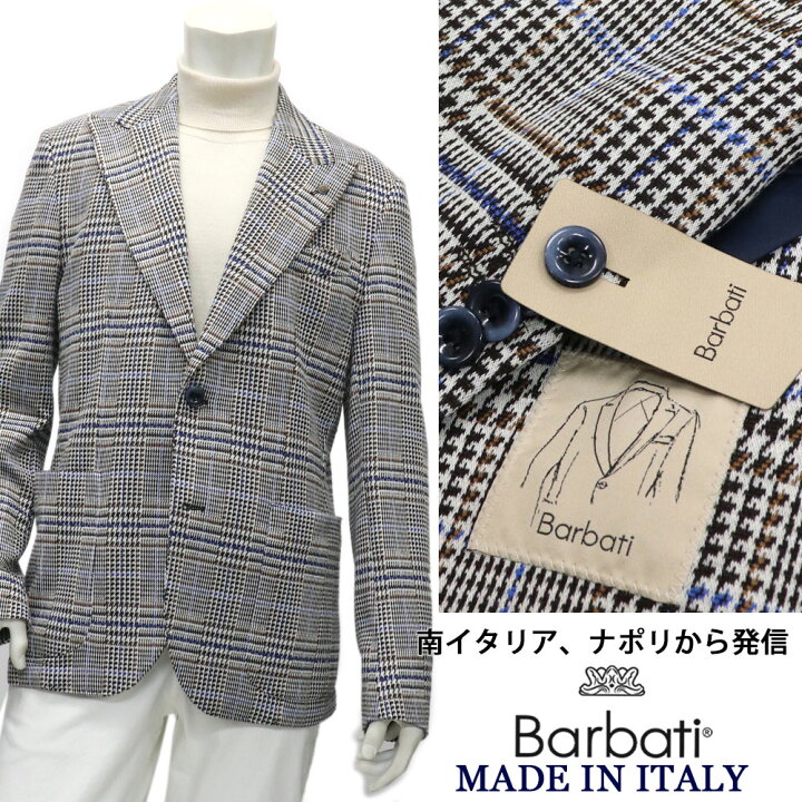 楽天市場】Barbati バルバッティ イタリア製 ピークドラペル 