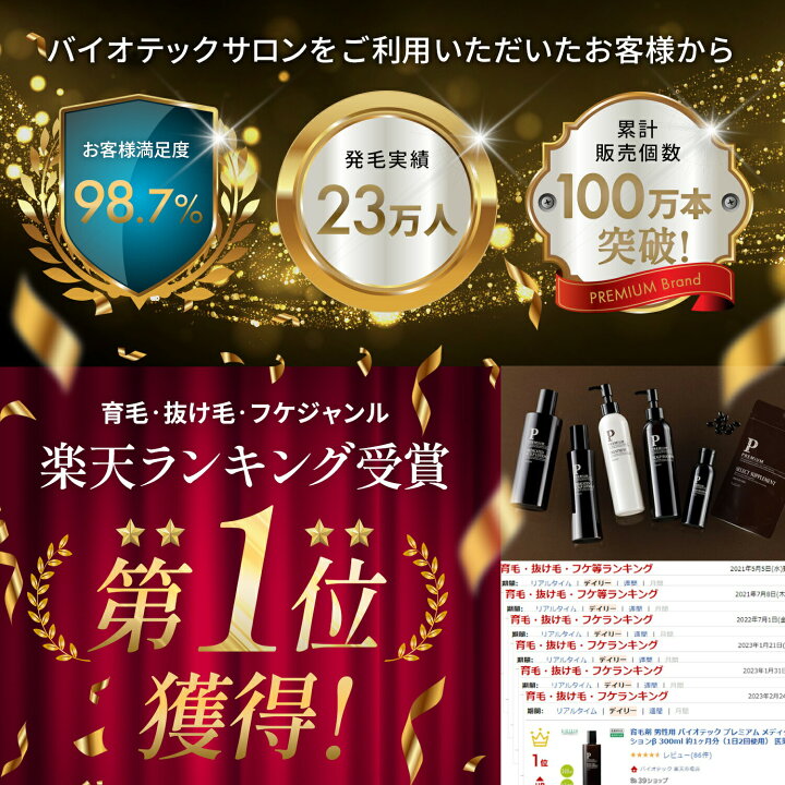 楽天市場】【10％オフ☆期間限定】＼育毛サロン開発／ 育毛剤 男性用  