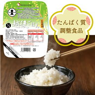 低たんぱく 1/5越後ごはん(150g×20パック) バイオテックジャパン 低たんぱく 低たんぱく米 低たんぱく食…