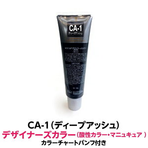 酸性カラー マニュキュア CA-1 ディープアッシュ 150g ルノン デザイナーズカラー 発色性に優れ ツヤ 感触が良く 色落ちがしにくいカラー剤 ヘアカラー 1剤式酸性カラー 業務用 プロ用 サロン