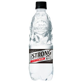 サントリー THE STRONG 天然水 スパークリング 510mlPET 24本 (全国一律送料無料) 炭酸水 強炭酸 ミネラルウォーター 水 ペットボトル