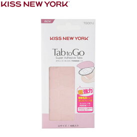 キスニューヨーク Tab to Go タブトゥーゴー ネイルチップ ネイル つけ爪 付け爪 粘着 接着 シート シール グルー ネイルチップ用両面粘着シート タブ付き KISS NEW YORK 人気
