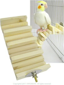 マルカン かじり木はしご 9993279　（ BIRDMORE バードモア 鳥用品 鳥グッズ 鳥 とり トリ インコ おもちゃ ）