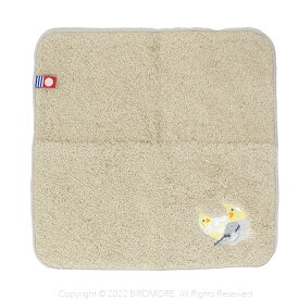 あいうえ堂 今治タオルハンカチ オカメインコ 9998611 ネコポス 対応可能 BIRDMORE バードモア 鳥用品 鳥グッズ 雑貨 鳥 とり プレゼント