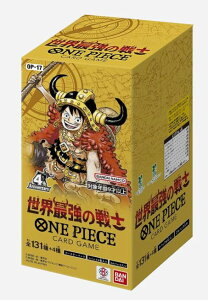 �o���_�C BANDAI ONE PIECE �J�[�h�Q�[�� ���E�ŋ��̐�m OP-17 BOX �V�i