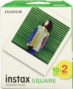 FUJIFILM XNGAtH[}bgtB 20 INSTAX SQUARE WW 2 xmtC