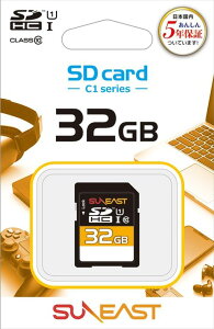 SUNEAST TC[Xg SDHC[J[h 32GB SE-SD-032GC1 Vi