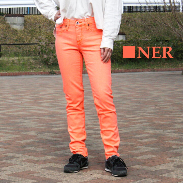 楽天市場 ビッグスター レディース ボトムス Bigstar Bs Alexne Alex Midrise Skinny 春 夏 ネオン 無地 蛍光ク イエロー オレンジ パンツ ずぼん 長ズボン カジュアル ズボン ストレッチ 伸縮 伸びる スキニー おしゃれ かっこいい ブランド 細い 美脚 脚長 女性