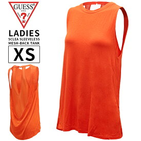 ゲス レディース トップス カジュアル GUESS W62P56K4G00 タンクトップ SCLEA SLEEVELESS MESH-BACK |