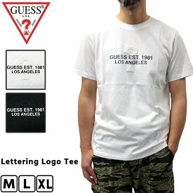 N | ゲス メンズ トップス カジュアル GUESS MN2K9490k 半袖 Tシャツ Lettering レタリング ロゴ |