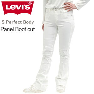 ���[�o�C�X ���f�B�[�X �{�g���X �J�W���A�� LEVIS SPerfectBody F4553-3460 �u�[�c�J�b�g�t���A �p���c �z���C�g Panel �X�g���b�` |