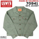 N | 【デッドストック】 リーバイス メンズ アウター カジュアル LEVIS LVC 1990年代リリース 70941-1830 ベットフォードトラッカージャケット 1960年3rdモデル復刻版 ホワイトリーバイス | 米国製 バレンシア工場製 トップボタン裏 555 ビッグE ホワイトタブ