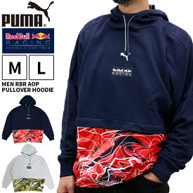 P | プーマ メンズ トップス モータースポーツ PUMA コラボ コレクション RBR レッドブルレーシング 533260 長袖 プルオーバーパーカー AOP | スポーツウェア ストリート トレーニング ジム フィットネス ランニング アウトドア