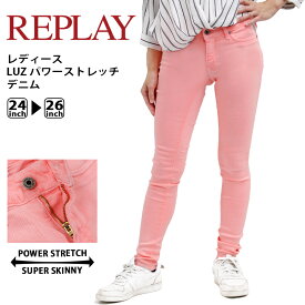 リプレイ レディース ボトムス カジュアル REPLAY LUZ WV689J スキニー デニムジーンズ パワーストレッチ |