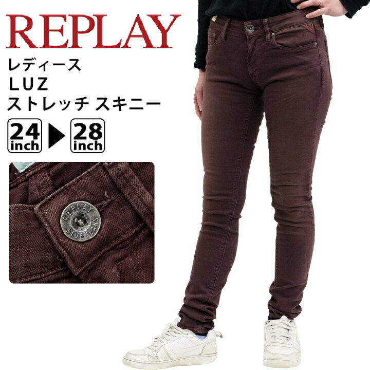 楽天市場】リプレイ レディース ボトムス カジュアル REPLAY LUZ 