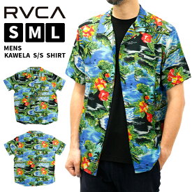 ルーカ メンズ トップス カジュアル RVCA BB041123 半袖 アロハシャツ KAWELA | ハワイアン ヤシの木 ストリート