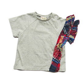 【50%OFF セール】ダディオダディ Daddy Oh Daddy アシンメトリーフリル使い半袖Tシャツ