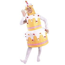 【レビュー特典】ハロウィン コスプレ ビッグケーキちゃん ■ おもしろい 面白い かわいい レディース メンズ 女性 男性 男女兼用 衣装 仮装 コーデ コスチューム パーティー 結婚式 二次会 余興 出し物 誕生日 誕生会 バースデー 文化祭 演劇 お祝い 盛り上げ サプライズ