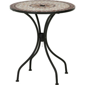 モザイクテーブル 星柄【ガーデン ガーデンテーブル 洋風】 【US142092】【送料無料】【メーカー直送品】 おしゃれ オシャレ お洒落 不二貿易