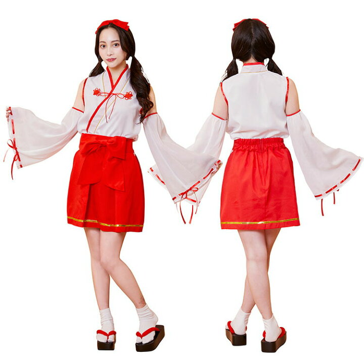 楽天市場】ハロウィン コスプレ 女 レディース GLOWHOLIC ミニ巫女 GLOHOLIC レースミニ巫女 コスプレ衣装