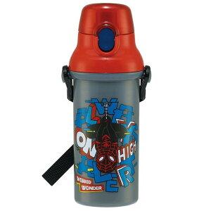 抗菌直飲プラボトル【SPIDER‐MAN POP COMICS/PSB5SANAG】 水筒 プラスチックボトル 子ども 子供 キッズ 保育園 幼稚園 入園 入学 プレゼント 遠足 運動会 スポーツ 保冷 保温 直飲み プラスチック製