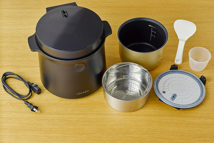 楽天市場】【レビュー特典】炊飯器 2合 糖質カット炊飯器 LOCABO 