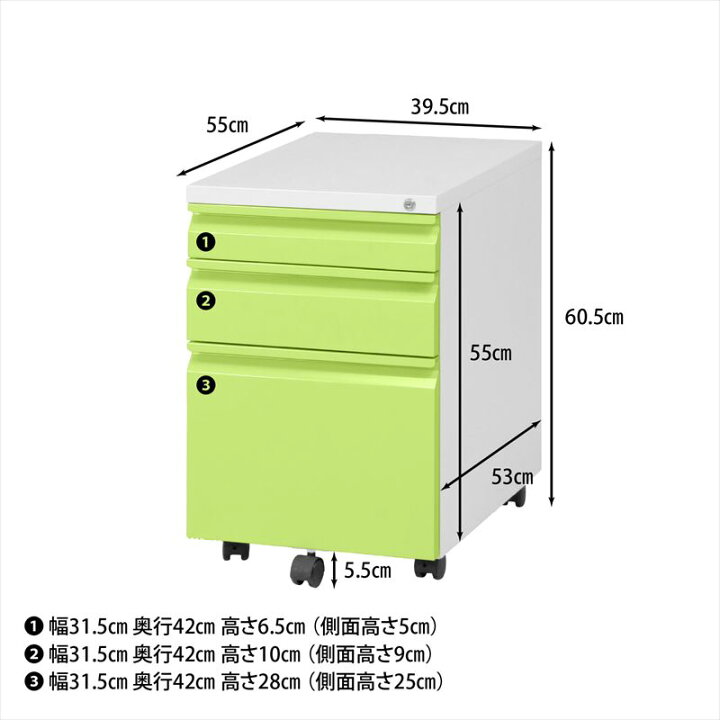 楽天市場】インキャビネット ルイン グリーン【メーカー直送品 