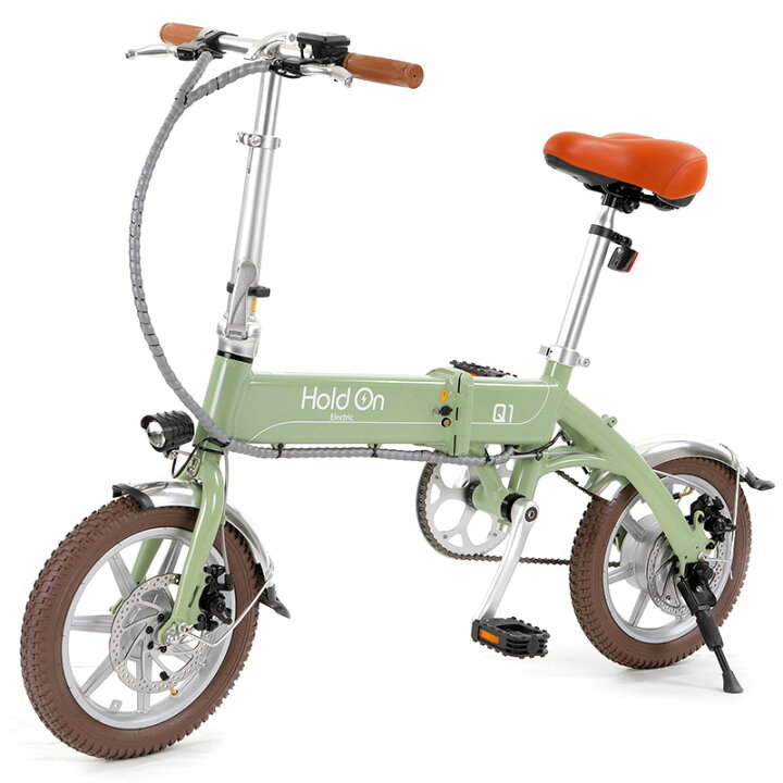 楽天市場】【レビュー特典】電動自転車 折りたたみ 5色 Hold On Q1J 