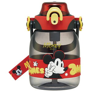 ストローホッパーボトル 1.2L【ミッキーマウス/PSHP12】水筒 キッズ ショルダーベルト付 ワンタッチ ワンプッシュ 持ち運びやすい ハンドル付き 子供 女の子 小学生 かわいい かっこいい おし