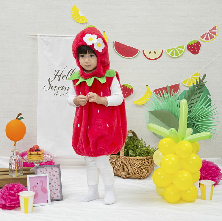 楽天市場】ハロウィン コスプレ ベビー マシュマロいちごベビー NP 